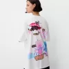 Printed short sleeve oversize T-shirt Printed short sleeve oversize T-shirt
