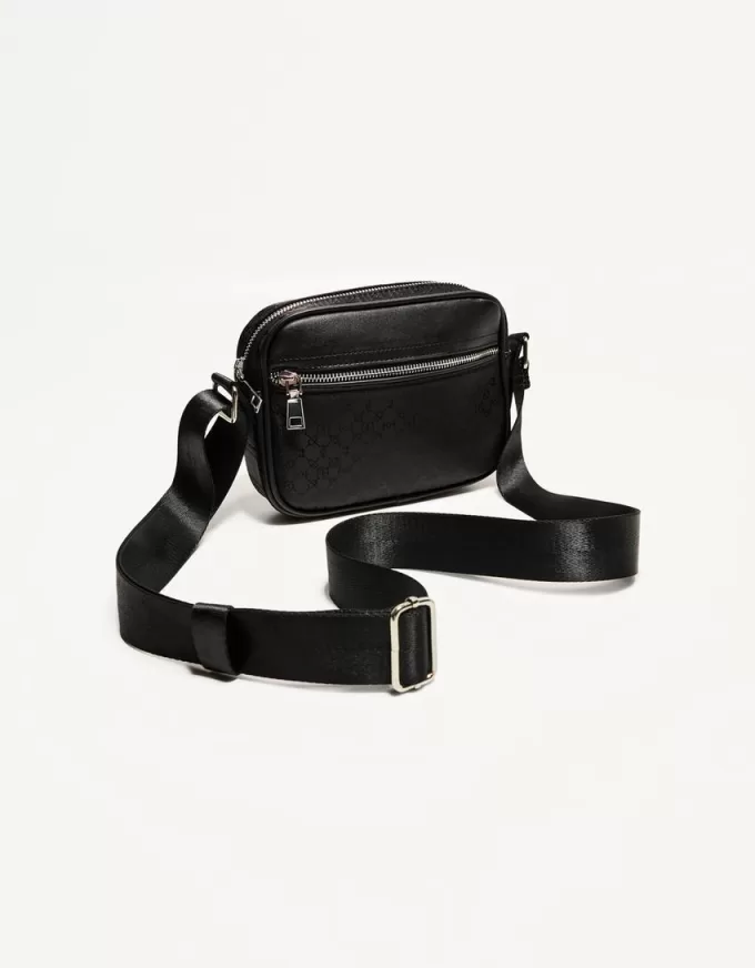 Printed technical crossbody bag Printed technical crossbody bag