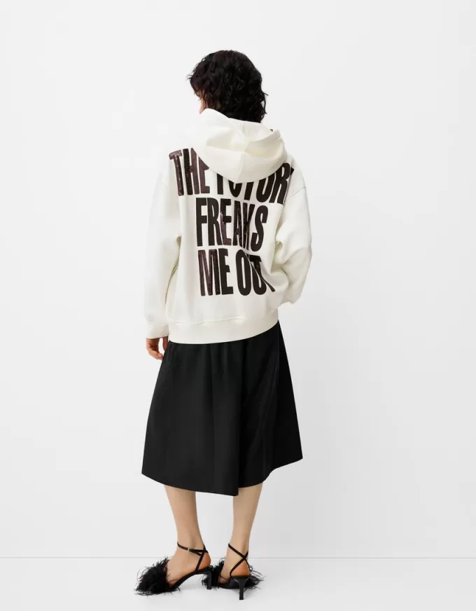 Printed zip-up hoodie Printed zip-up hoodie