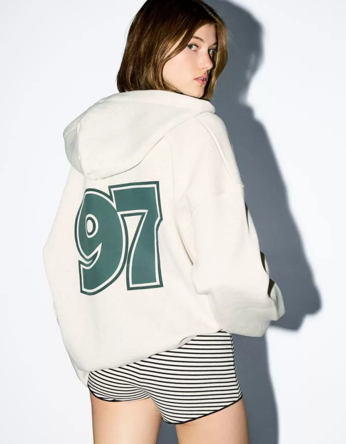 Printed zip-up hoodie Printed zip-up hoodie