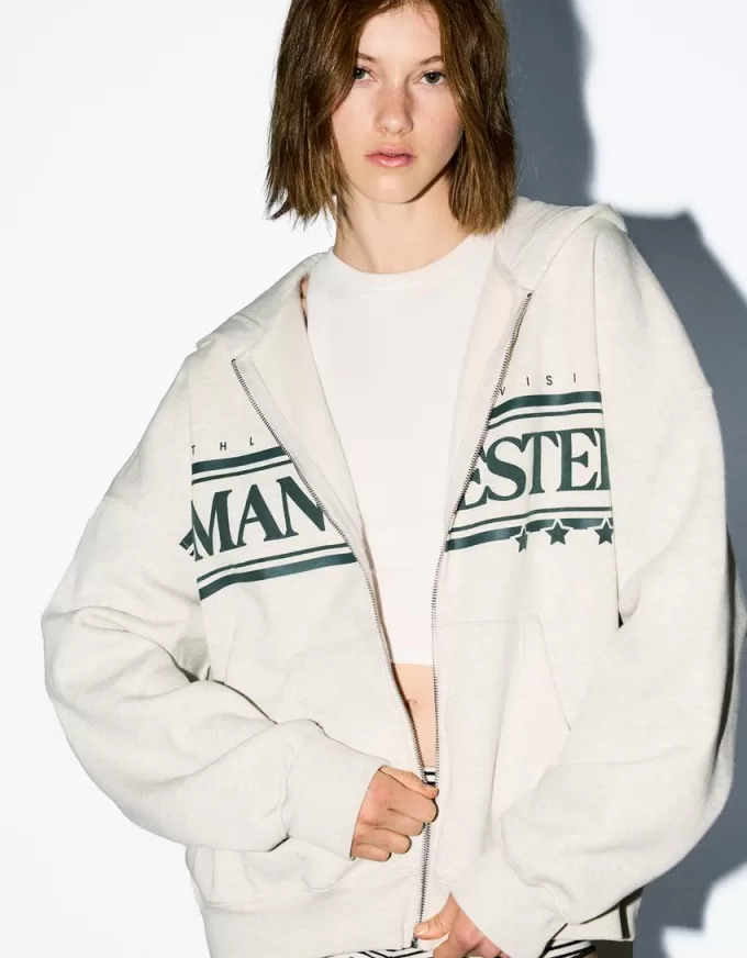 Printed zip-up hoodie Printed zip-up hoodie