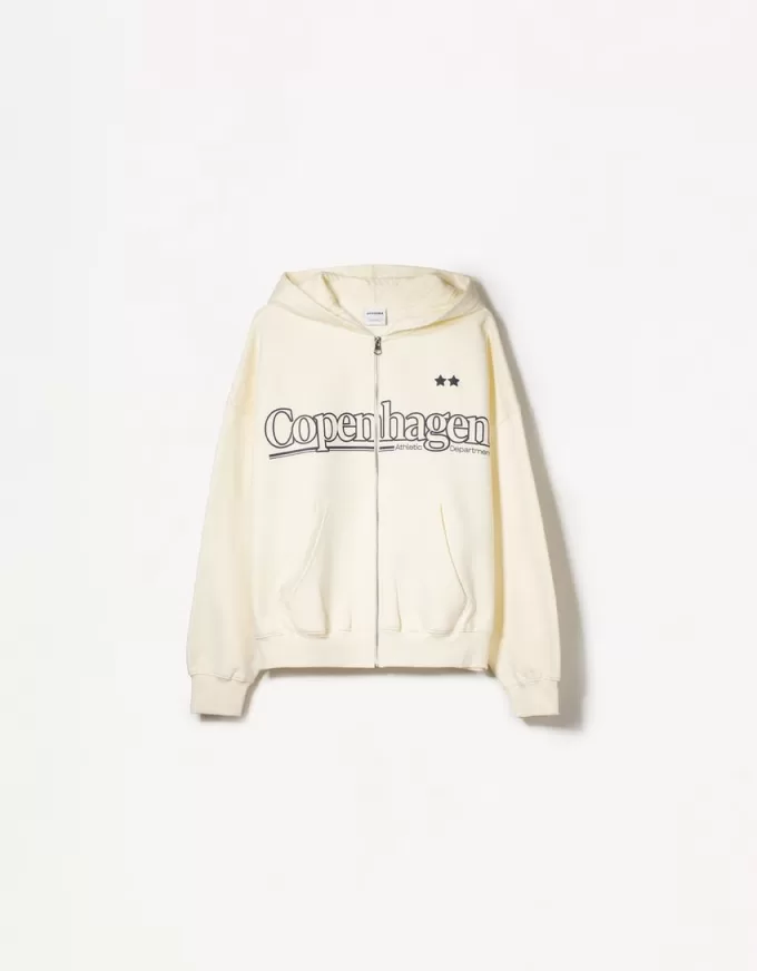 Printed zip-up hoodie Printed zip-up hoodie