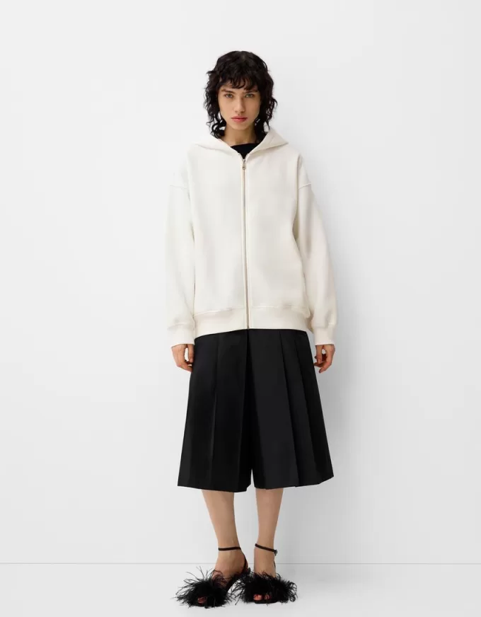 Printed zip-up hoodie Printed zip-up hoodie