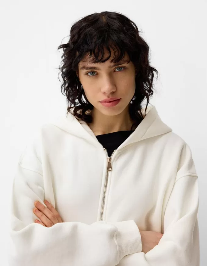 Printed zip-up hoodie Printed zip-up hoodie