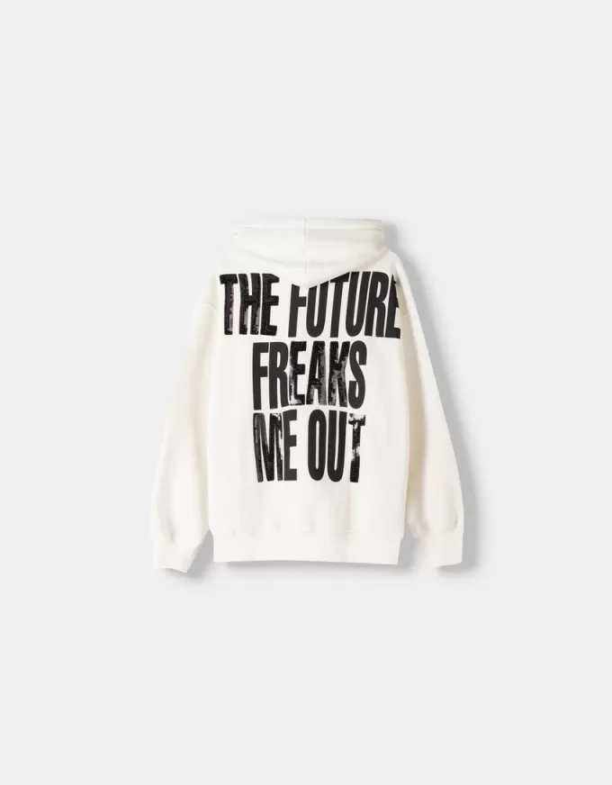 Printed zip-up hoodie Printed zip-up hoodie