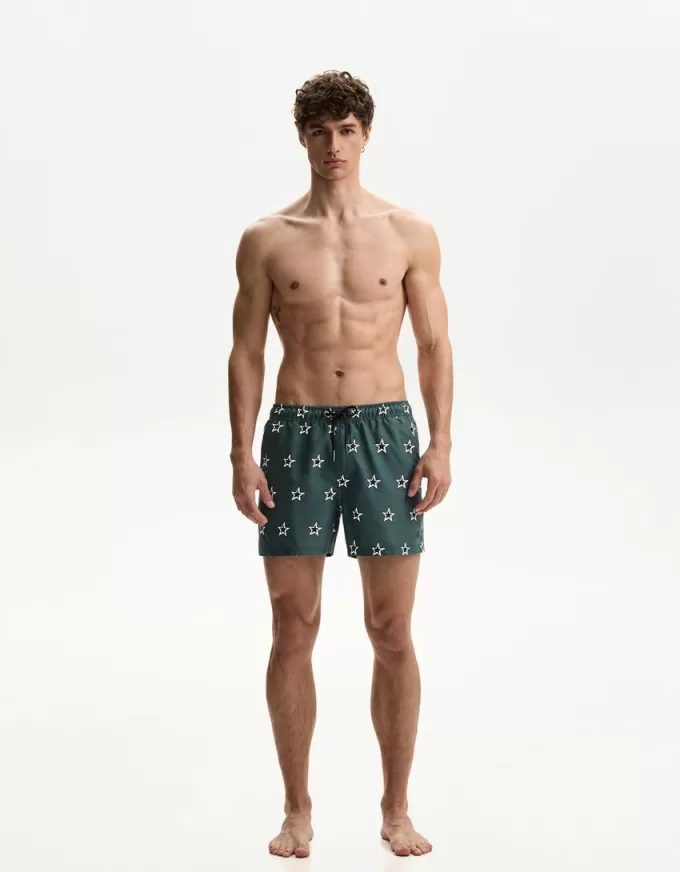 Regular board shorts with print Regular board shorts with print