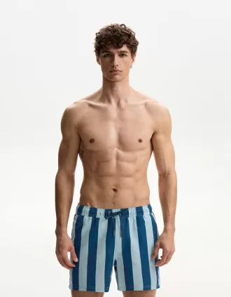 Regular board shorts with print