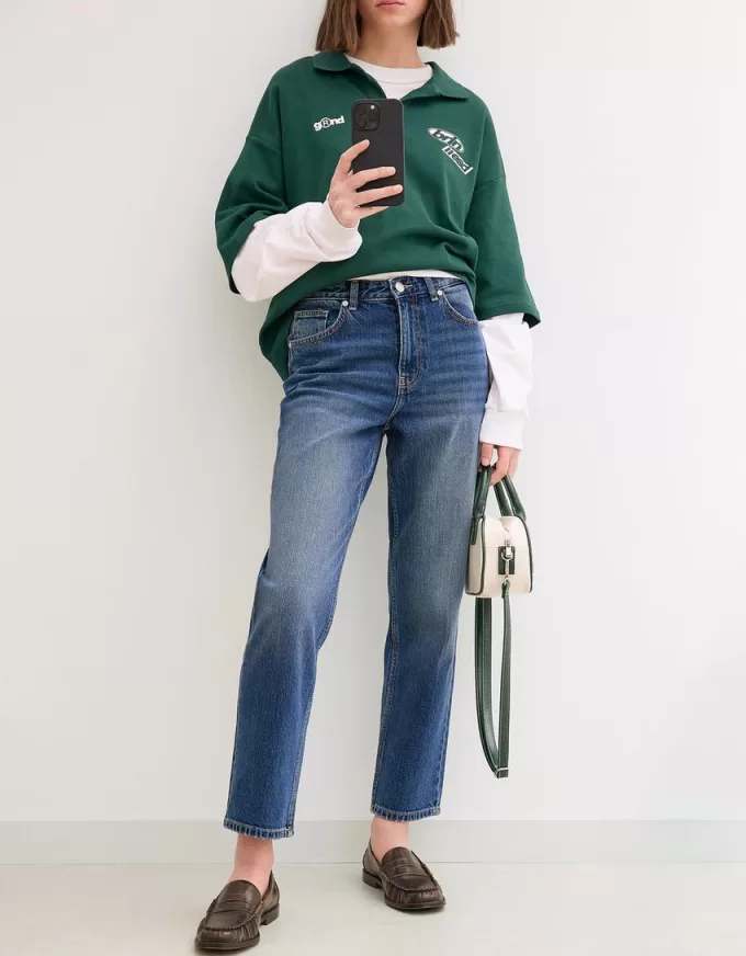 Relaxed fit high-rise mom jeans Relaxed fit high-rise mom jeans