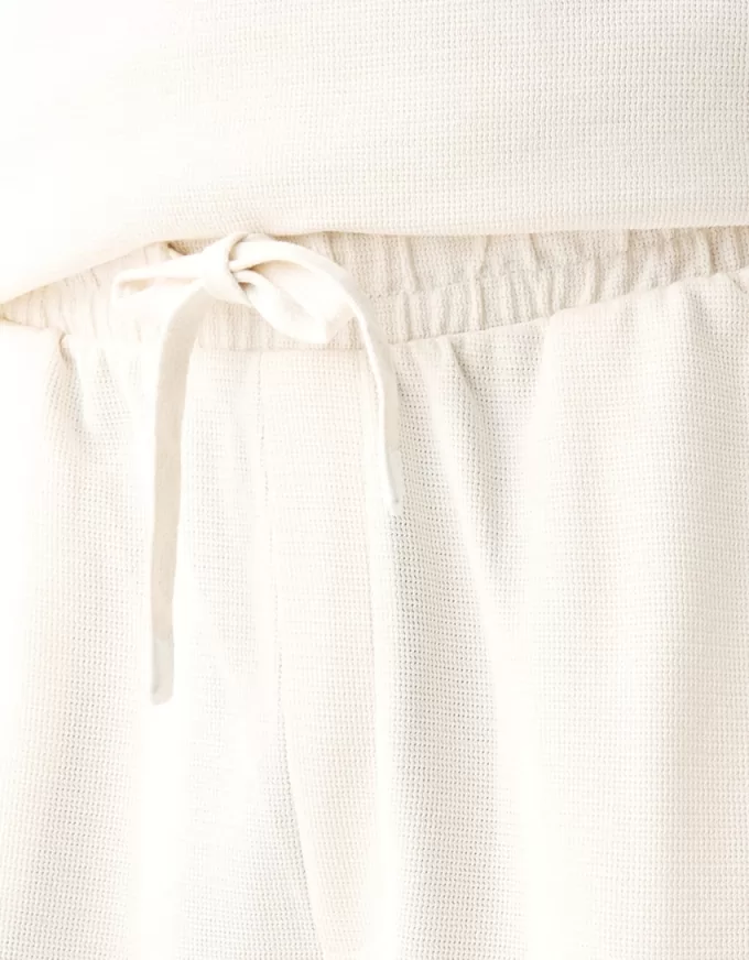 Relaxed-fit plush textured Bermuda shorts Relaxed-fit plush textured Bermuda shorts