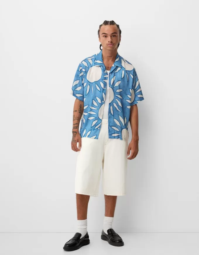 Relaxed fit printed short sleeve shirt Relaxed fit printed short sleeve shirt