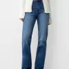 Relaxed straight-fit high-waist jeans Relaxed straight-fit high-waist jeans