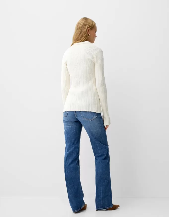 Relaxed straight-fit high-waist jeans Relaxed straight-fit high-waist jeans