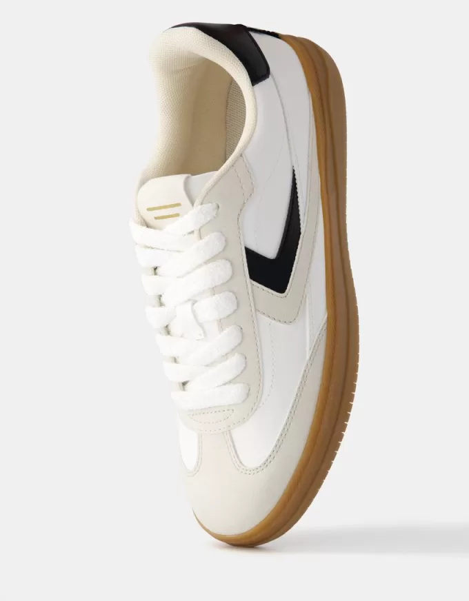 Retro sneakers with lace detail Retro sneakers with lace detail