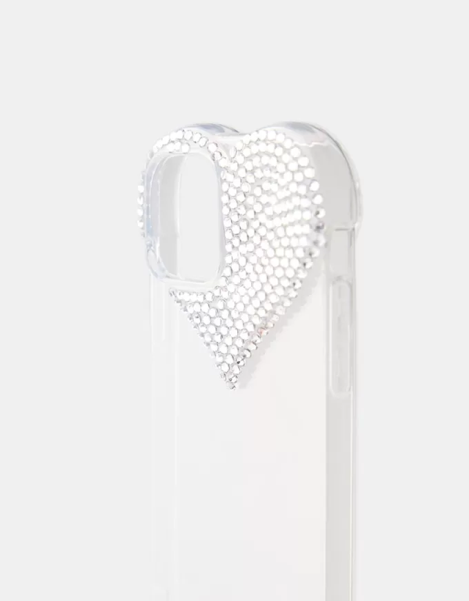 Rhinestone heart iPhone case Rhinestone heart iPhone case