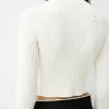 Ribbed cable-knit sweater Ribbed cable-knit sweater