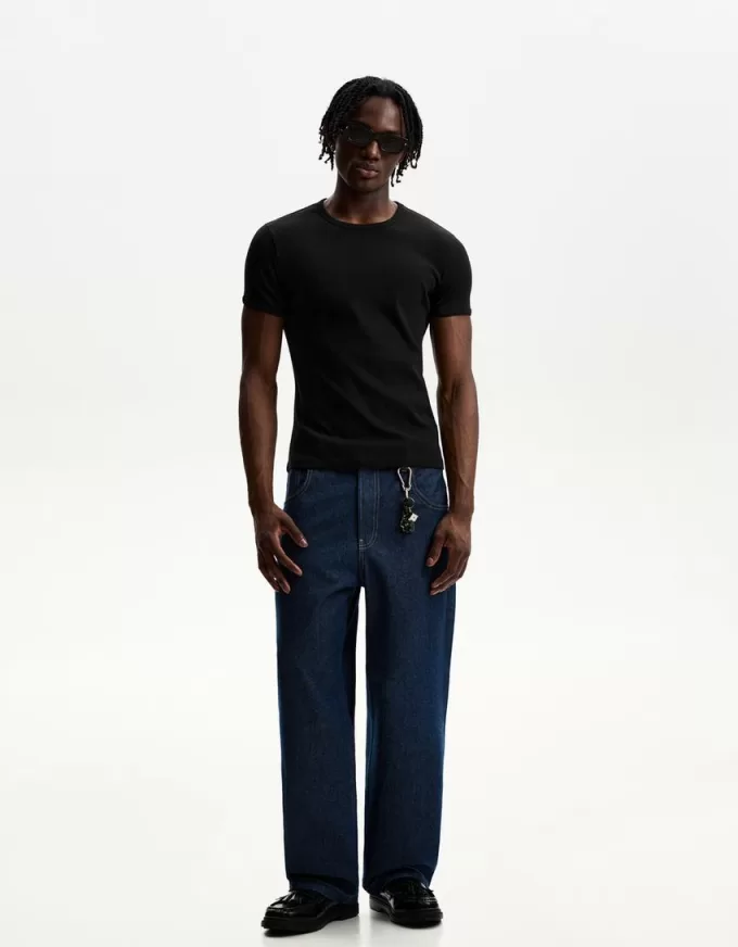 Ribbed short sleeve T-shirt Ribbed short sleeve T-shirt