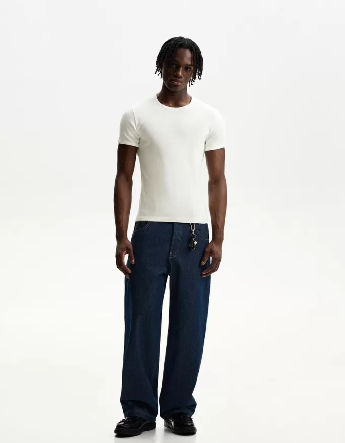 Ribbed short sleeve T-shirt Ribbed short sleeve T-shirt