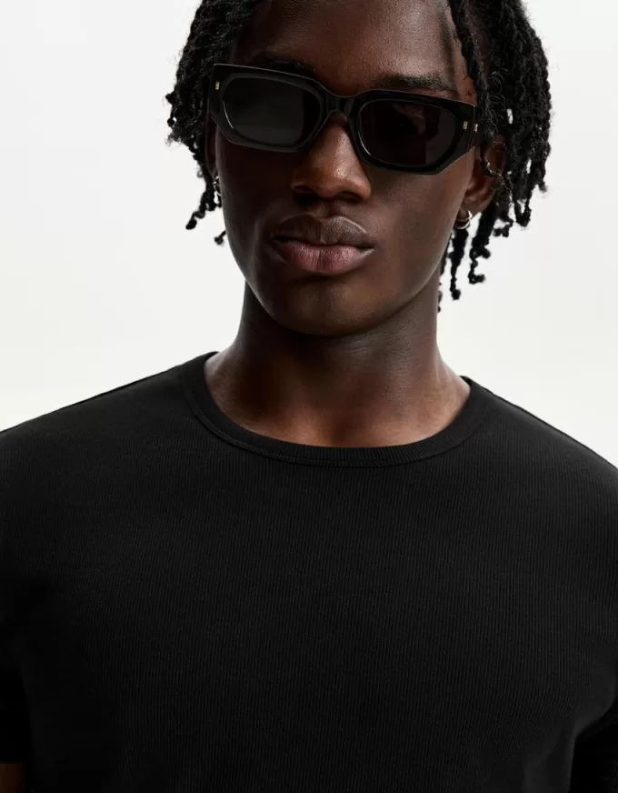 Ribbed short sleeve T-shirt Ribbed short sleeve T-shirt