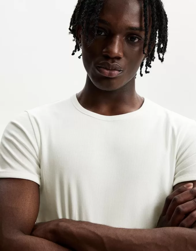 Ribbed short sleeve T-shirt Ribbed short sleeve T-shirt