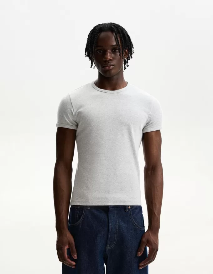 Ribbed short sleeve T-shirt Ribbed short sleeve T-shirt