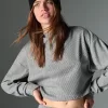 Ribbed soft touch high neck sweater Ribbed soft touch high neck sweater