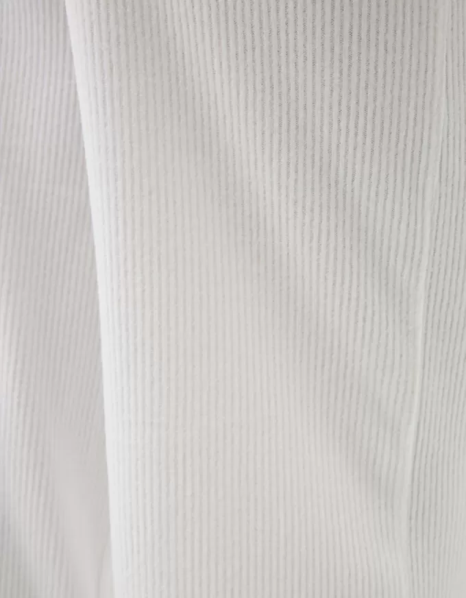 Ribbed soft touch wide-leg pants Ribbed soft touch wide-leg pants