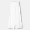 Ribbed soft touch wide-leg pants Ribbed soft touch wide-leg pants