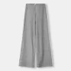Ribbed soft touch wide-leg pants Ribbed soft touch wide-leg pants