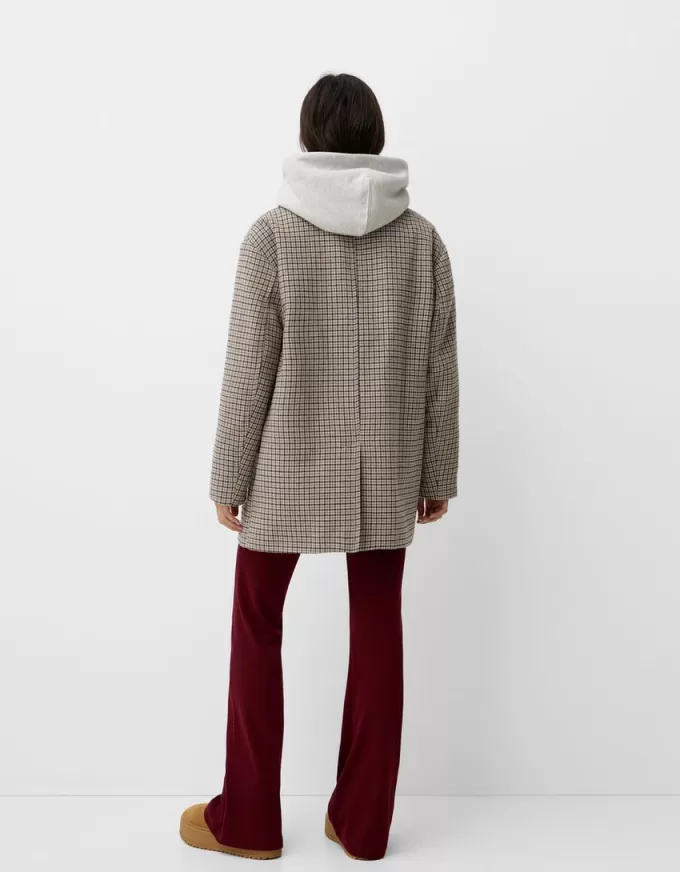 Ribbed waist flared pants Ribbed waist flared pants