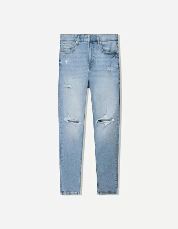 Ripped carrot fit jeans Ripped carrot fit jeans