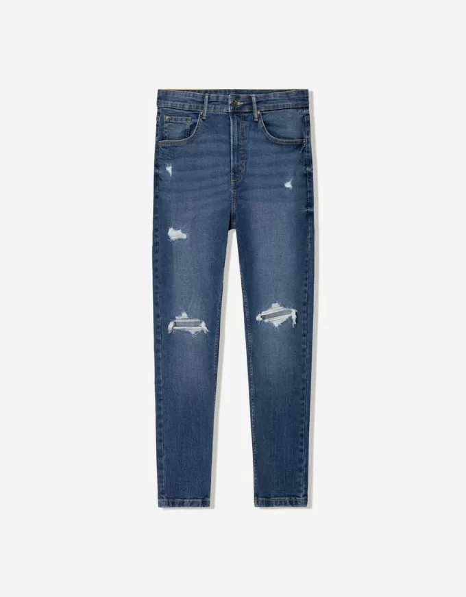 Ripped carrot fit jeans Ripped carrot fit jeans