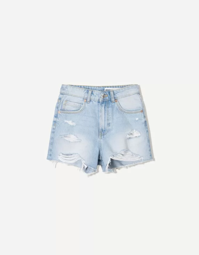 Ripped denim shorts Ripped denim shorts