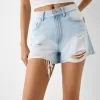 Ripped denim shorts Ripped denim shorts