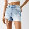 Ripped denim shorts Ripped denim shorts
