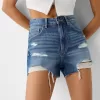 Ripped denim shorts Ripped denim shorts