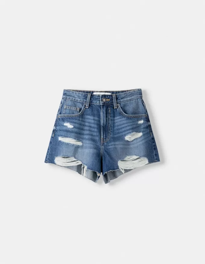 Ripped denim shorts Ripped denim shorts