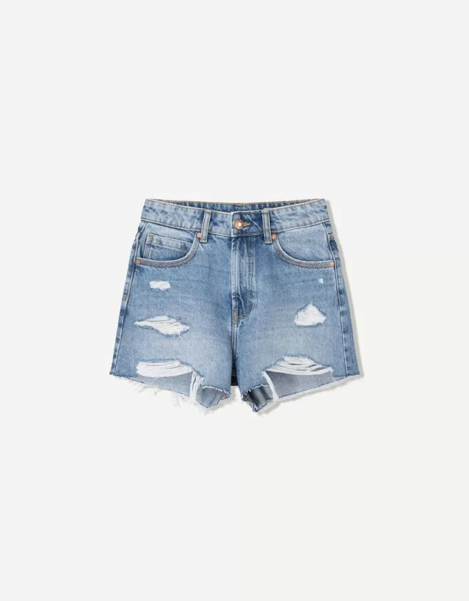 Ripped denim shorts Ripped denim shorts