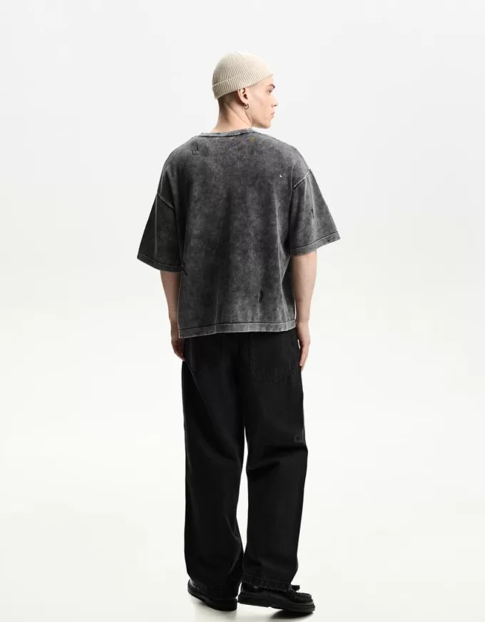 Ripped short sleeve T-shirt Ripped short sleeve T-shirt