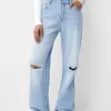 Ripped wide-leg ’90s jeans Ripped wide-leg ’90s jeans