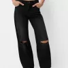 Ripped wide-leg ’90s jeans Ripped wide-leg ’90s jeans