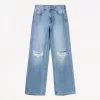 Ripped wide-leg ’90s jeans Ripped wide-leg ’90s jeans
