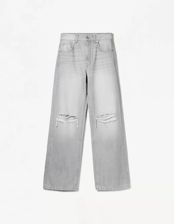 Ripped wide-leg ’90s jeans Ripped wide-leg ’90s jeans