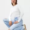 Ripped wide-leg ’90s jeans Ripped wide-leg ’90s jeans