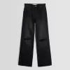 Ripped wide-leg ’90s jeans Ripped wide-leg ’90s jeans
