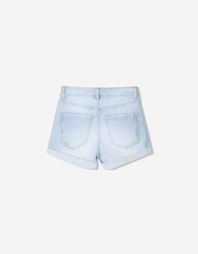 Roll-up denim shorts Roll-up denim shorts