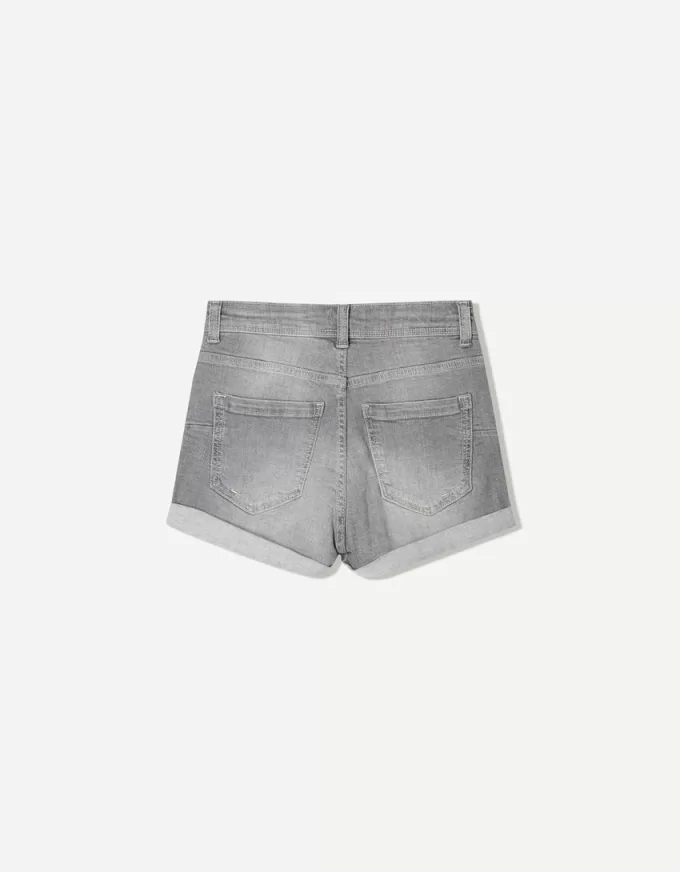 Roll-up denim shorts Roll-up denim shorts