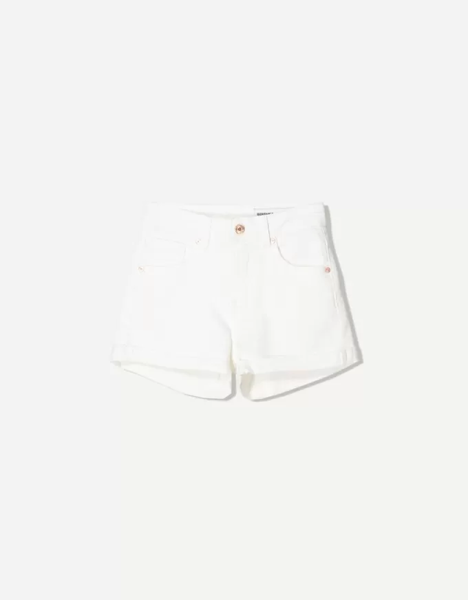 Roll-up denim shorts Roll-up denim shorts