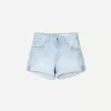 Roll-up denim shorts Roll-up denim shorts