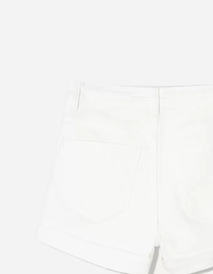 Roll-up denim shorts Roll-up denim shorts