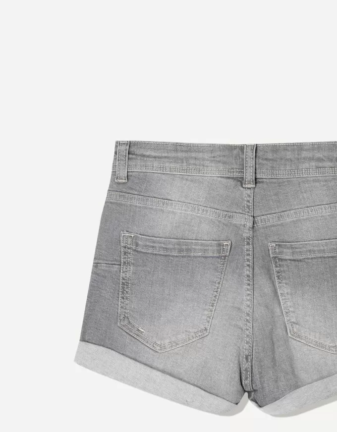 Roll-up denim shorts Roll-up denim shorts